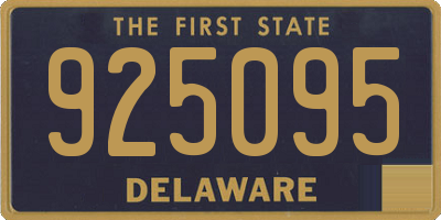DE license plate 925095
