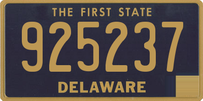 DE license plate 925237