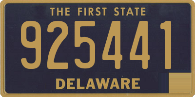 DE license plate 925441