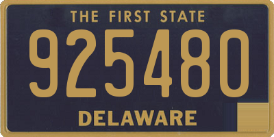 DE license plate 925480