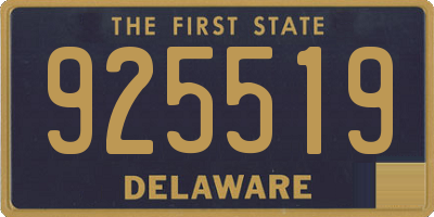 DE license plate 925519