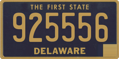 DE license plate 925556