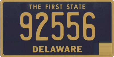 DE license plate 92556