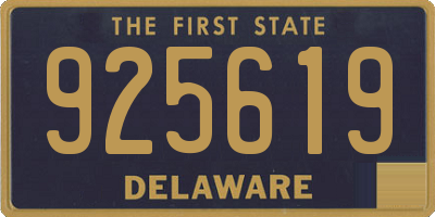 DE license plate 925619