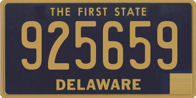 DE license plate 925659