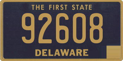 DE license plate 92608