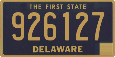 DE license plate 926127