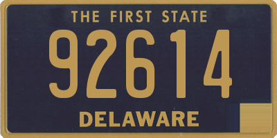 DE license plate 92614