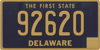 DE license plate 92620