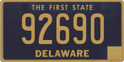 DE license plate 92690