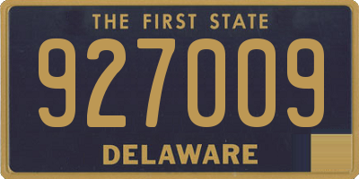 DE license plate 927009