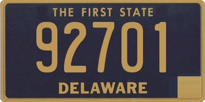 DE license plate 92701