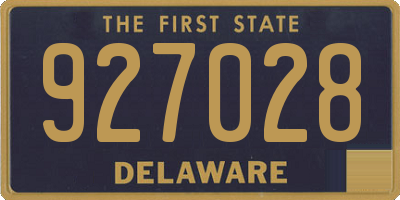 DE license plate 927028