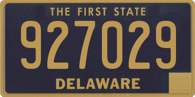 DE license plate 927029