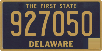 DE license plate 927050