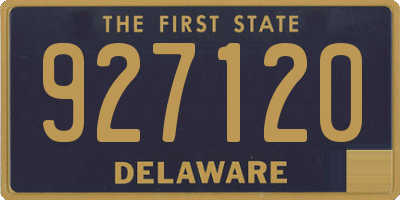 DE license plate 927120