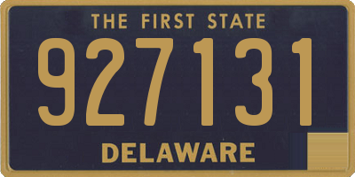 DE license plate 927131