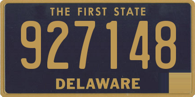 DE license plate 927148