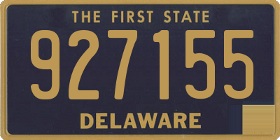 DE license plate 927155