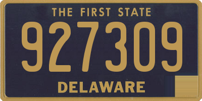 DE license plate 927309