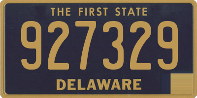 DE license plate 927329