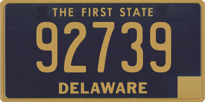 DE license plate 92739