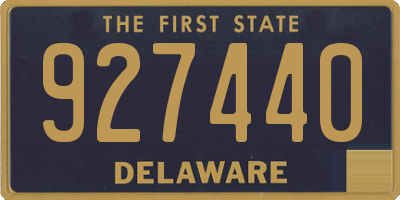 DE license plate 927440