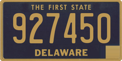 DE license plate 927450