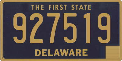 DE license plate 927519