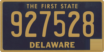 DE license plate 927528