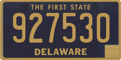 DE license plate 927530
