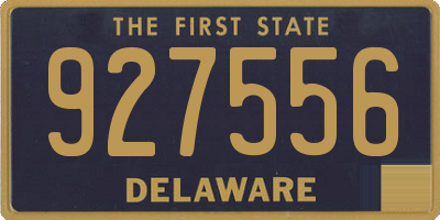 DE license plate 927556