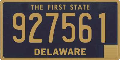 DE license plate 927561