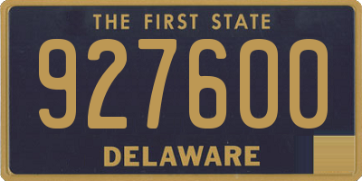 DE license plate 927600