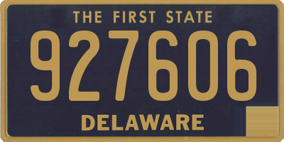 DE license plate 927606