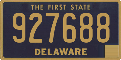 DE license plate 927688