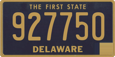 DE license plate 927750