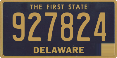 DE license plate 927824