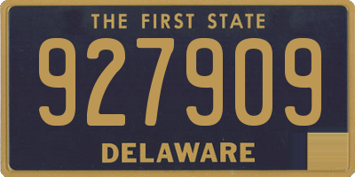 DE license plate 927909