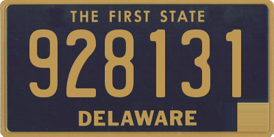 DE license plate 928131