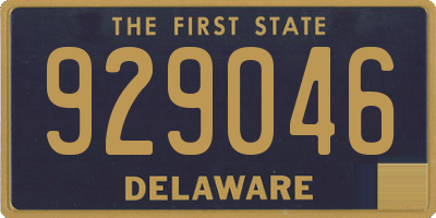 DE license plate 929046