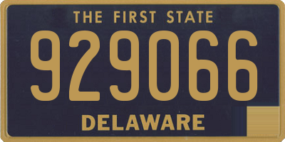 DE license plate 929066