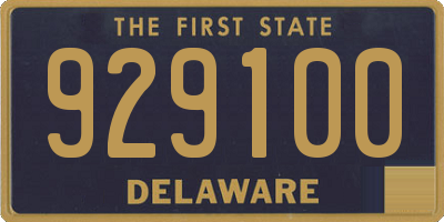 DE license plate 929100