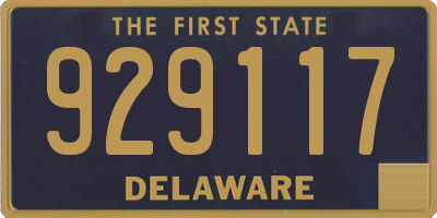 DE license plate 929117