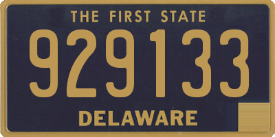 DE license plate 929133