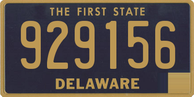 DE license plate 929156