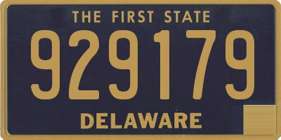 DE license plate 929179
