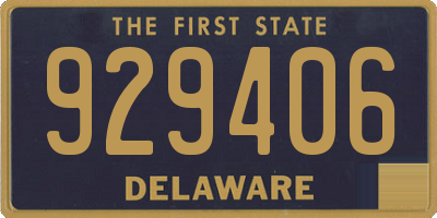 DE license plate 929406