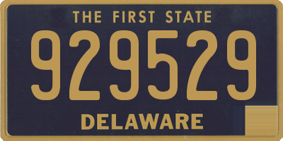 DE license plate 929529