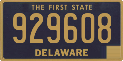 DE license plate 929608